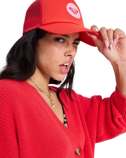 Roxy Red Trucker Cap Brighter Day