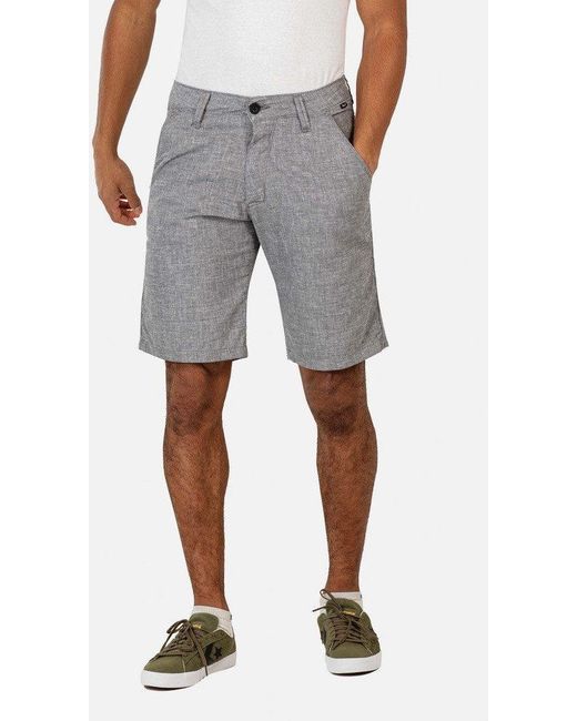 Reell Shorts Flex Grip Chino Short in Gray für Herren