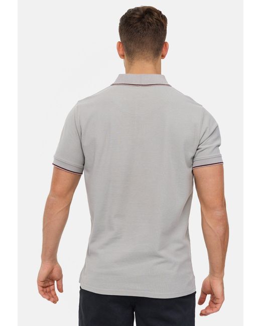 INDICODE Poloshirt Wallo in Gray für Herren
