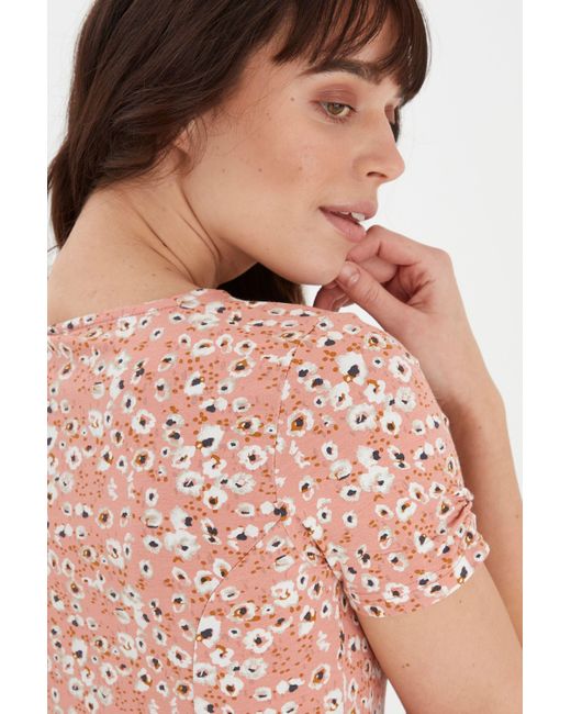 Fransa DE Dress FRVEDOT Lyst | 2 Pink Blusenkleid in