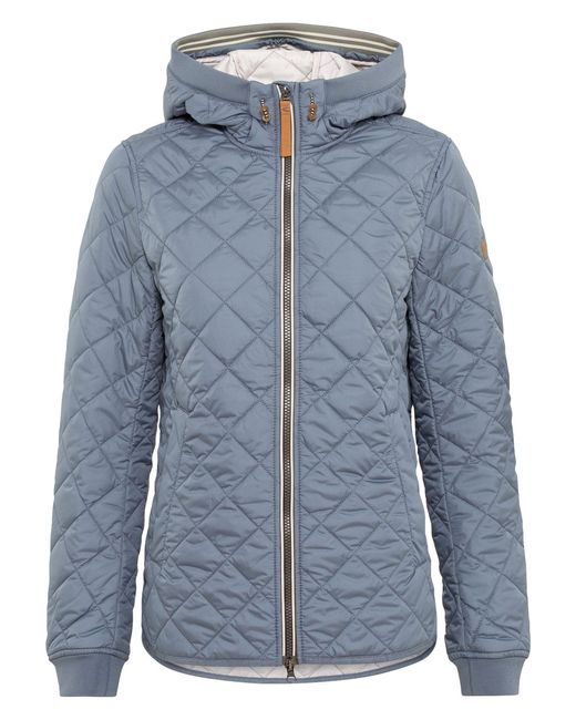 Camel Active Blue Steppjacke aus recyceltem Polyester