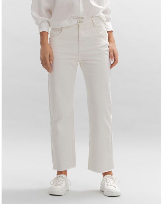 Opus White 5-Pocket-Jeans