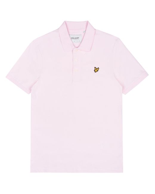 Lyle & Scott & Poloshirt Plain Polo in Pink für Herren