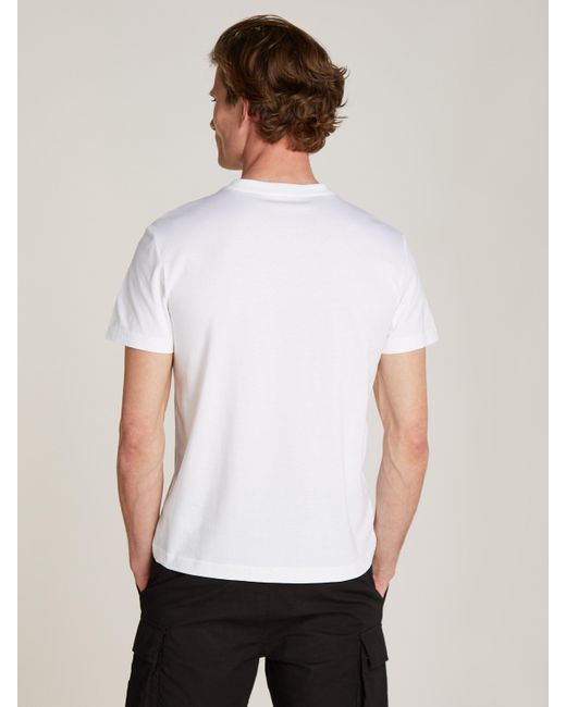 Calvin Klein T-Shirt 2 PACK MONOLOGO mit kleinem Logodruck auf der Brust in White für Herren
