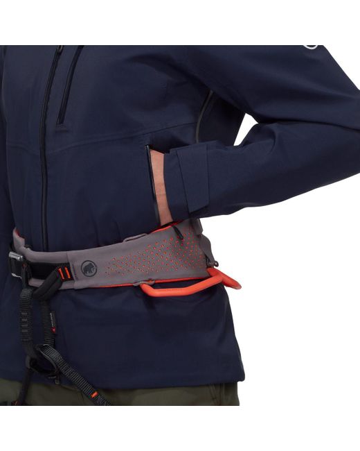 Mammut Blue Funktionsjacke Alto Guide HS Hooded Jacket (Hardshell Jackets),