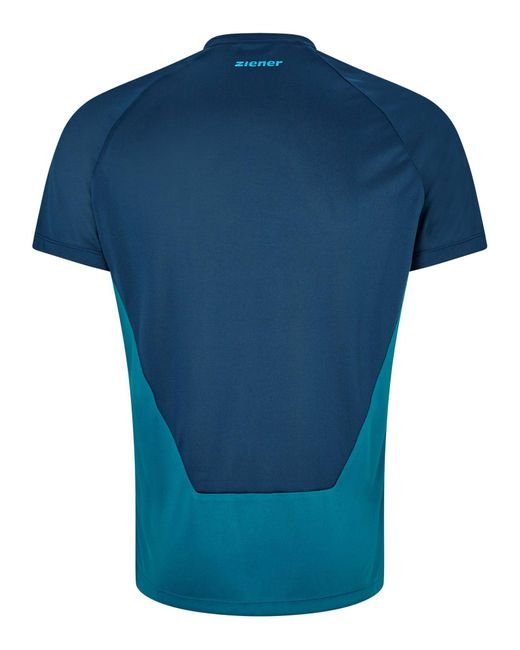 Ziener T-Shirt NABALIS in Blue für Herren