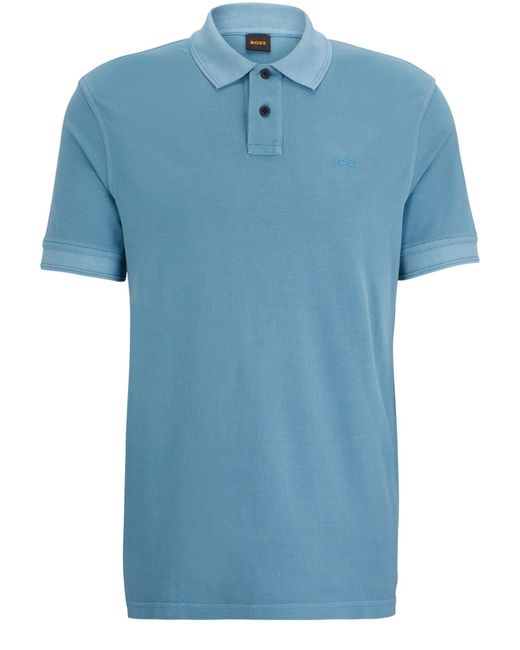 Boss Poloshirt Prime (1-tlg) in Blue für Herren