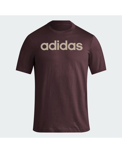 Adidas T-Shirt in Brown für Herren