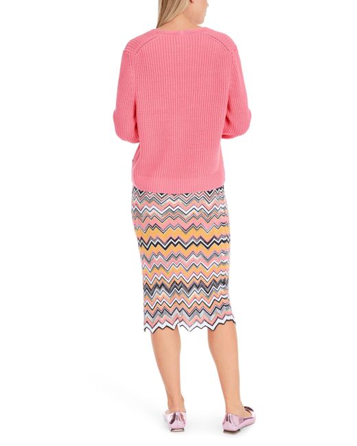 Marc Cain Pink Strickjacke