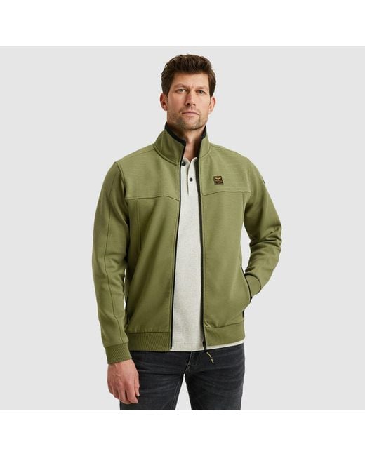 PME LEGEND Sweatjacke mit Reißverschluss in Green für Herren