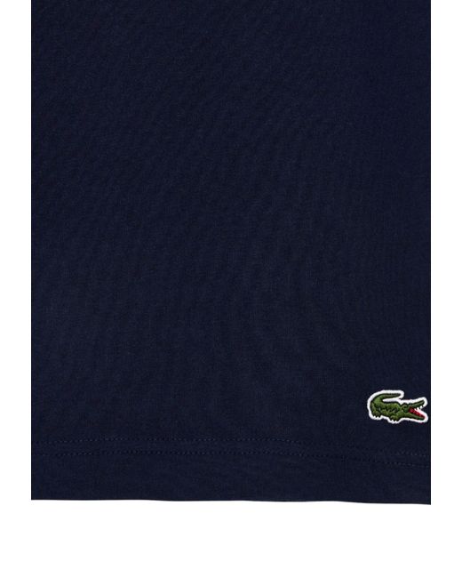 Lacoste T-Shirt Kurzarmshirt (1-tlg) in Blue für Herren