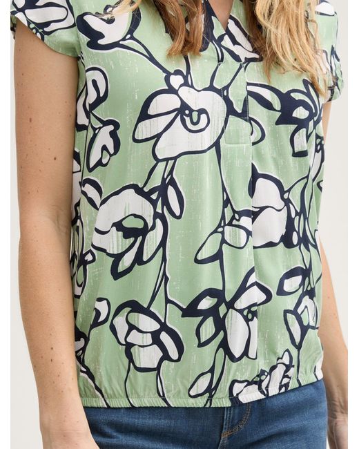 Tom Tailor Multicolor Blusentop Bluse mit Muster