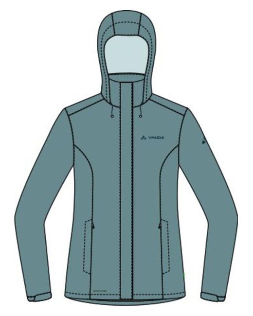 Vaude Blue Outdoorjacke Women's Escape Light Jacket leichte Funktionsjacke Wanderjacke