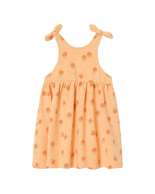 VERTBAUDET Orange Minikleid