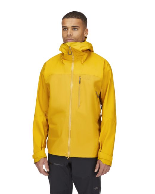 Rab Funktionsjacke Latok Mountain GORE-TEX Pro Regenjacke in Yellow für Herren