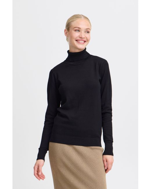 B.Young Blue Strickpullover BYMMMORLA ROLLNECK