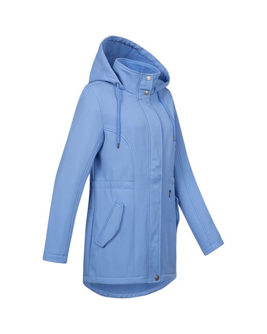Sublevel Blue Softshelljacke Jacke Übergangs Frühling Herbst Outdoor Regen Softshell