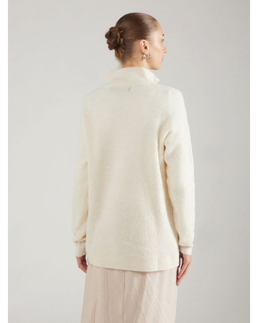 Vero Moda Natural Strickpullover MILI (1-tlg) Plain/ohne Details