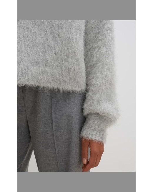 someday. Gray Strickpullover Tanyara hazy fog melange