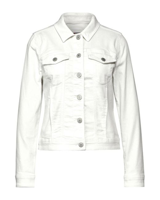 Street One Gray Outdoorjacke QR Denim-Jacket,optic white