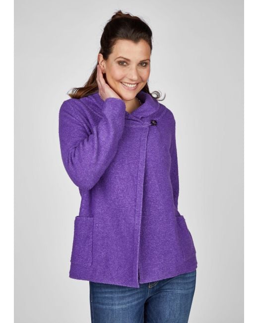 Rabe Purple Strickjacke