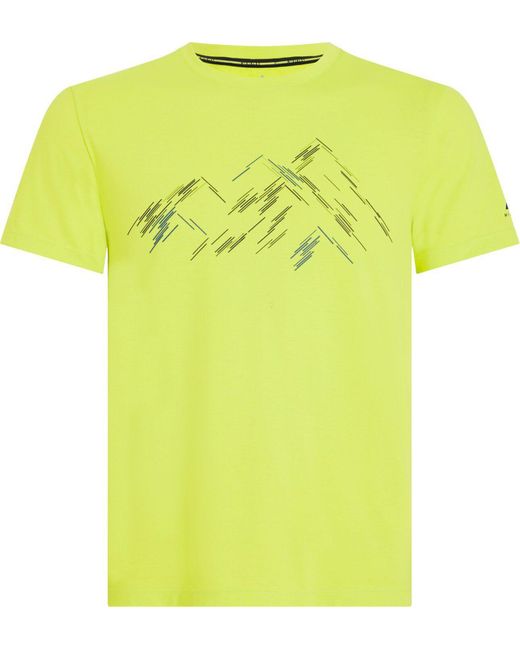 McKinley He.-T-Shirt Galla M GREEN LIME in Yellow für Herren