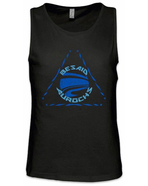 Urban Backwoods Tanktop Vintage Besaid Aurochs Logo Ärmelloses T-Shirt Gamer Final Nerd Freak Geek Fan Fantasy X in Black für Herren