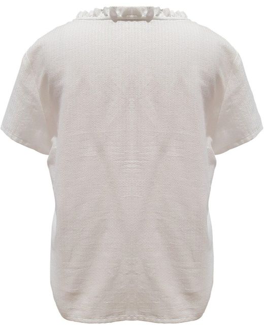 Felicitas White Shirtbluse Blusenshirt Bernadette