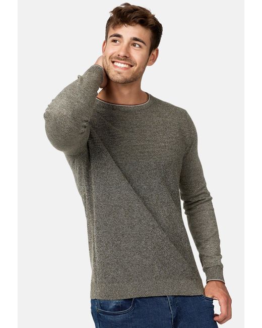 INDICODE Strickpullover INReign in Gray für Herren