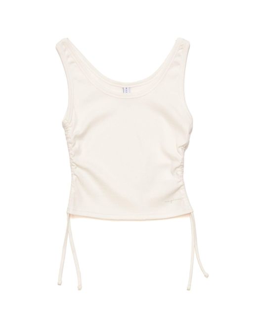 Mazine White Crop-Top Cally