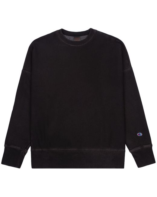 Champion Sweatshirt Garment Dye Crewneck 216488 in Black für Herren