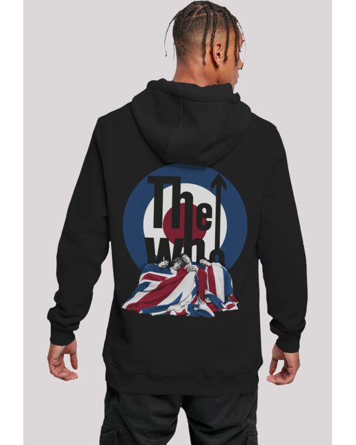 F4NT4STIC Kapuzenpullover The Who Flag Blanket Premium Qualität in Blue für Herren