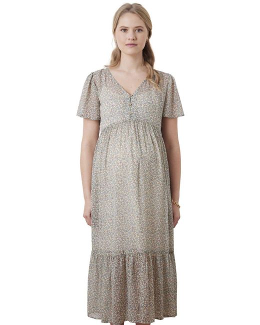 VERTBAUDET Gray Maxikleid