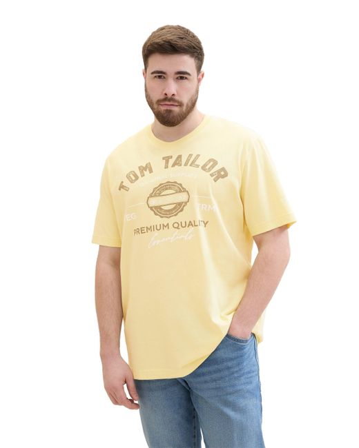 Tom Tailor T-Shirt in Metallic für Herren
