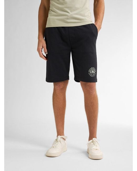Petrol Industries Shorts Porthole in Black für Herren