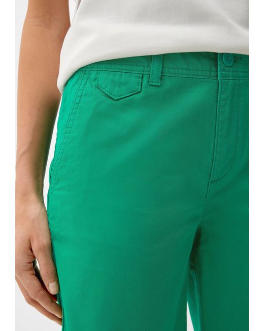 S.oliver Green Shorts Regular: Bermuda im Chino-Style