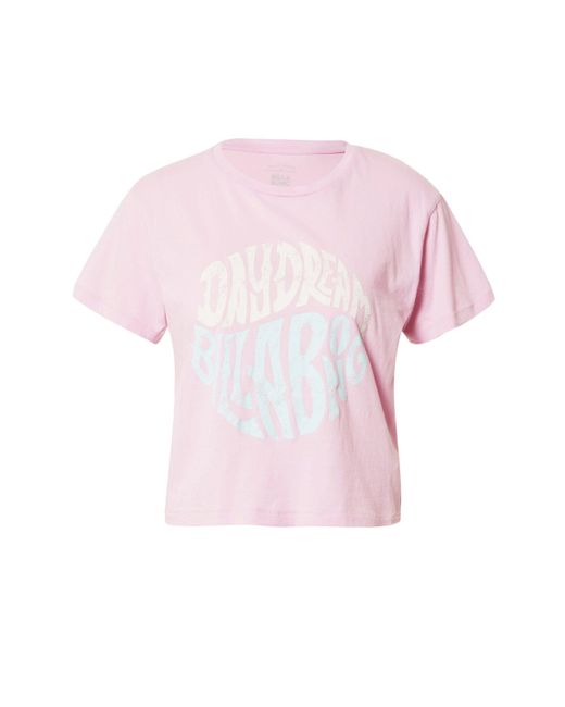 Billabong Pink T-Shirt DREAM THE DAY (1-tlg) Plain/ohne Details