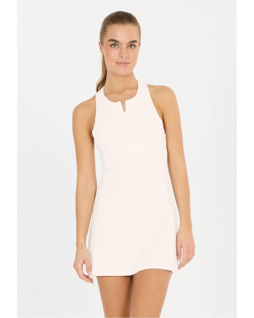Athlecia White Sommerkleid Scala aus sportlichem Funktionsmaterial