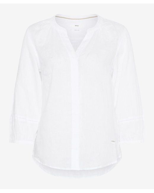 Brax White Klassische Bluse Style VELIA