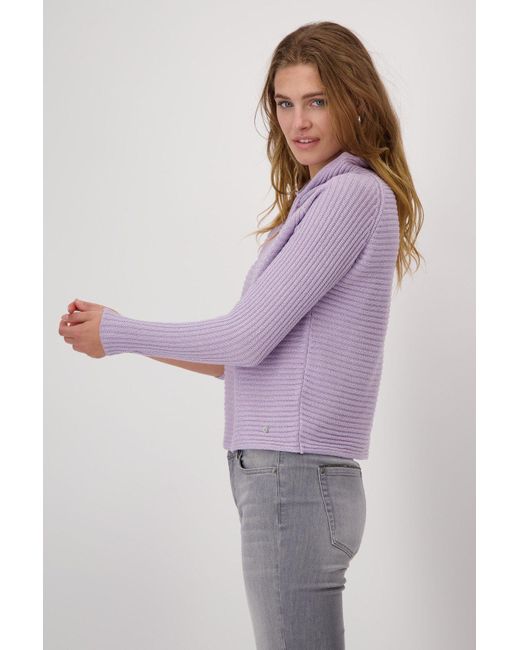 Monari Purple Strickpullover Pullover
