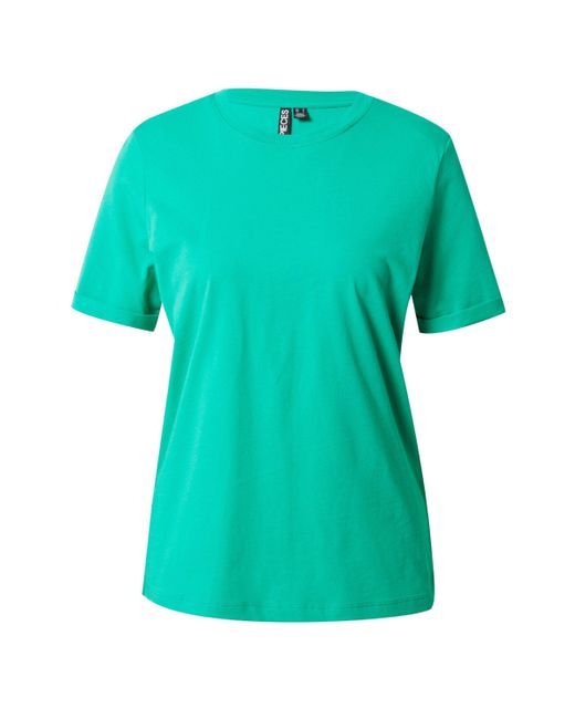 Pieces Green T-Shirt RIA (1-tlg) Plain/ohne Details