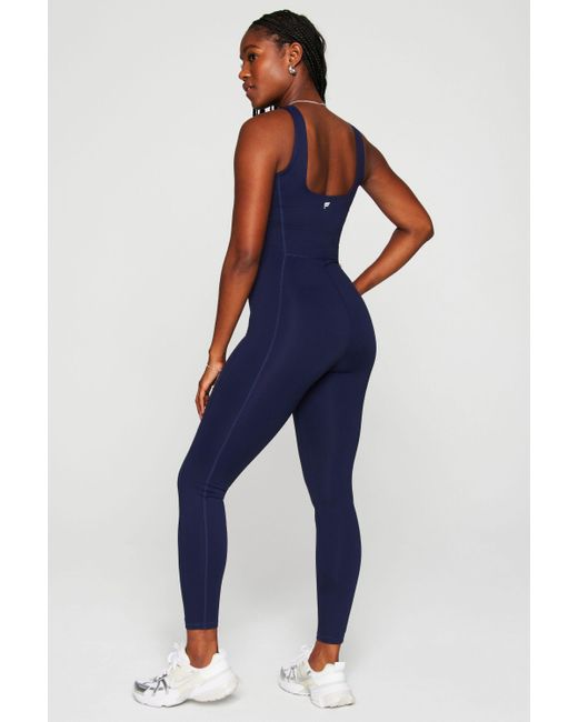 Fabletics Blue Jumpsuit Define PowerHold® (1-tlg)