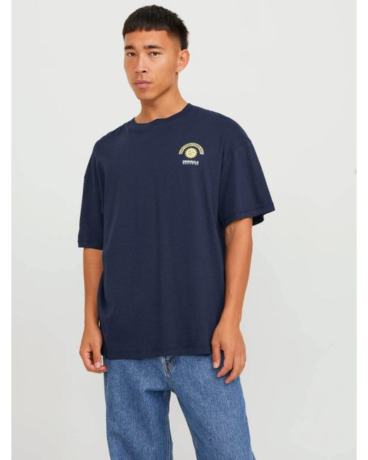 Jack & Jones T-Shirt (1-tlg) in Blue für Herren