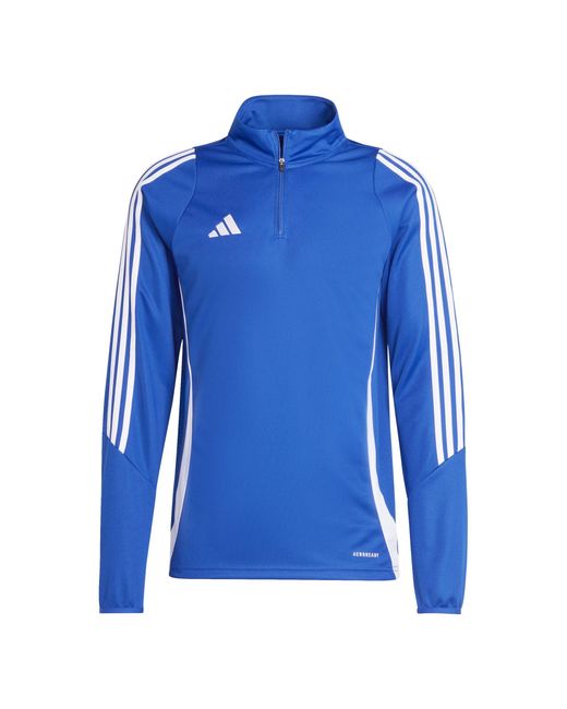 Adidas Originals Performance Fleecepullover adidas Trainingstop Tiro 24 Track Top in Blue für Herren