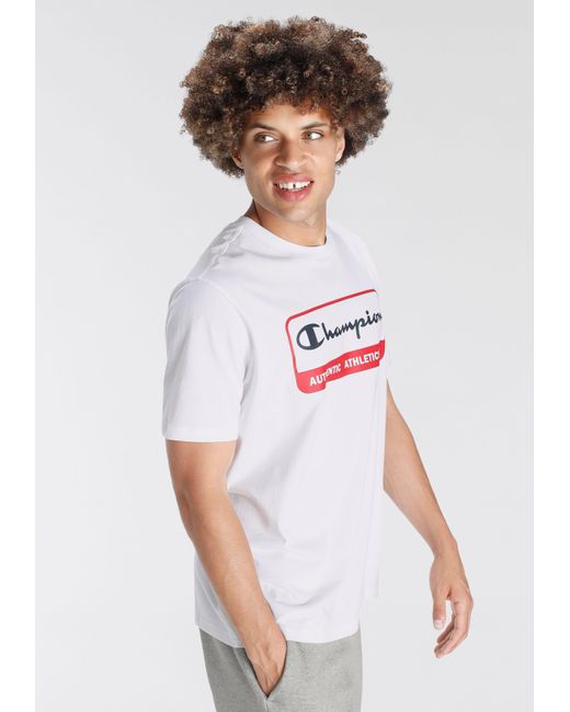 Champion Graphic Shop Crewneck T-Shirt in White für Herren