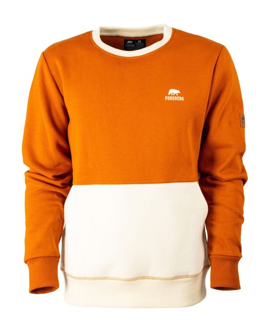 Forsberg Sweatshirt Alvarson Hoodie in Orange für Herren