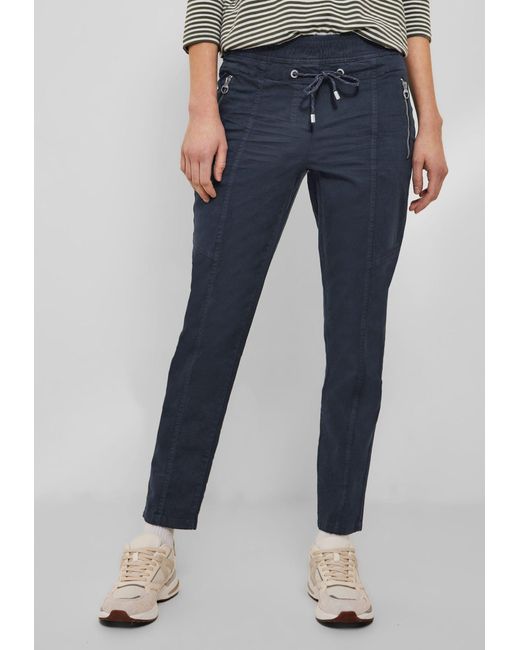 Cecil 5-Pocket-Jeans Style TOS Tracey Was 10128 in Blau | Lyst DE