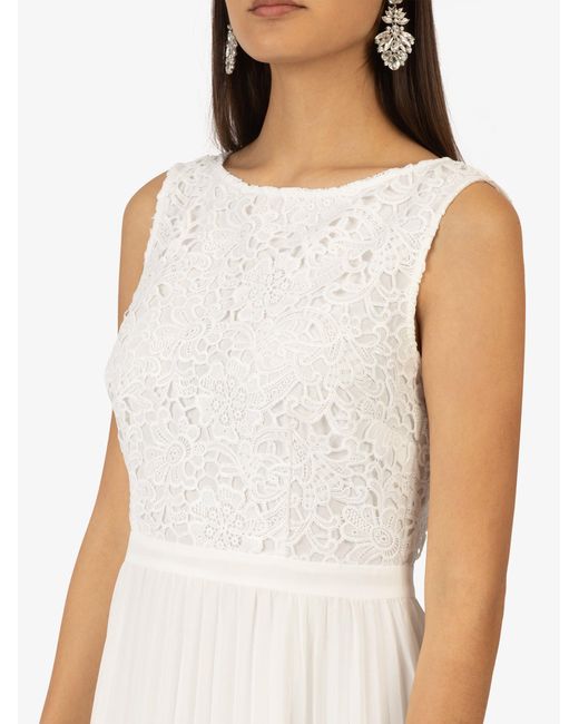Kraimod White Abendkleid aus hochwertigem Polyester Material