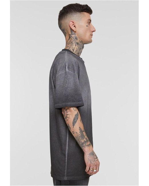 Urban Classics T-Shirt Oversized Sun Bleached Tee in Gray für Herren
