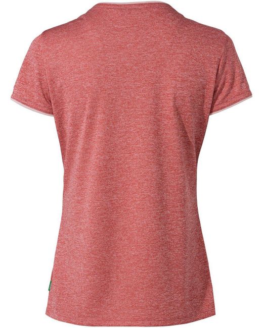 Vaude Pink Kurzarmshirt Wo Essential T-Shirt BRICK